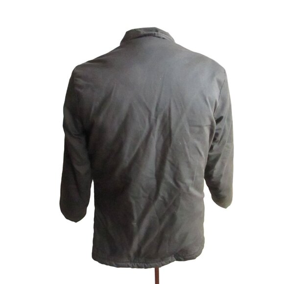 Vintage Men's Work Jacket Medium 1970's Heavy Quilt Lined Big Mac Blue Mechanic - Picture 3 of 14